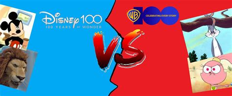 The Battle of the 100 Years: Disney Vs Warner Bros by adrianmonterotv on DeviantArt