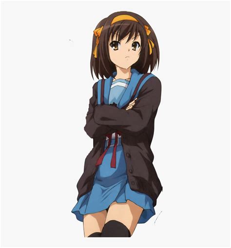 Haruhi Suzumiya Png, Transparent Png - kindpng