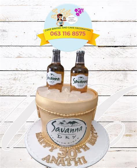 Savannah Bucket Cake - Merciful Cakes