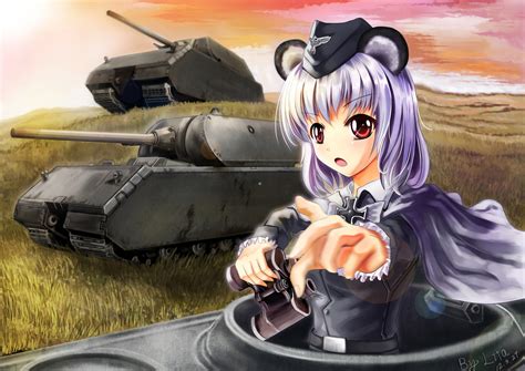 1200x400 girl, tanks, binoculars 1200x400 Resolution Wallpaper, HD Anime 4K Wallpapers, Images ...