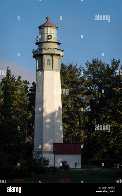 Grays Harbor Lighthouse on Point Chehalis near Grays Harbor, Washington Stock Photo - Alamy