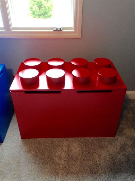 My latest project. Lego looking Toy boxes | Toy boxes, Decor, Projects