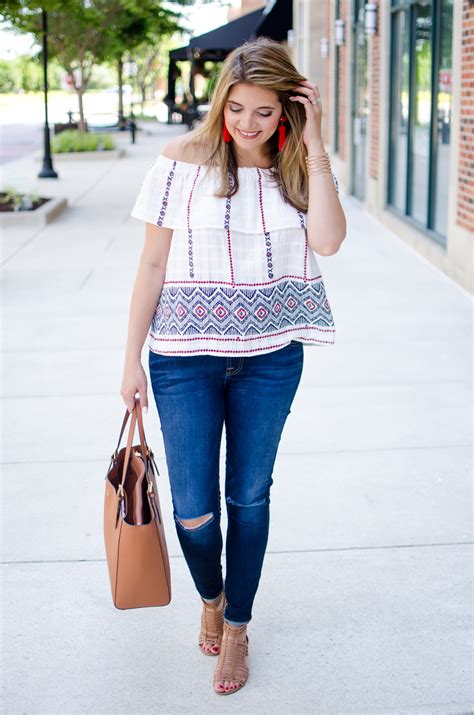 Red, White, and Blue Summer Outfit - By Lauren M