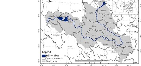 Map of the source region of the Yellow River | Download Scientific Diagram