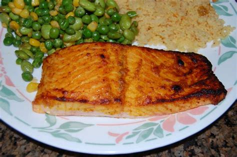 Spiced Salmon With Mustard Sauce Recipe - Food.com