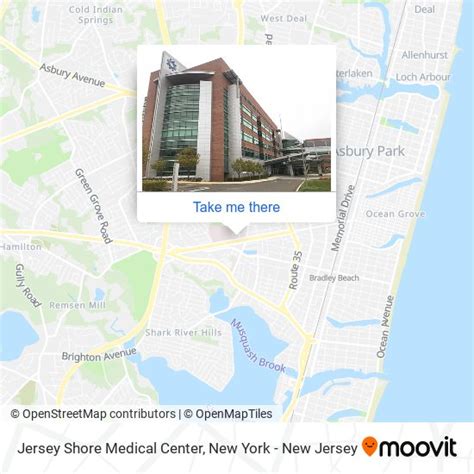 How to get to Jersey Shore Medical Center, Neptune, Nj by bus, subway or train?