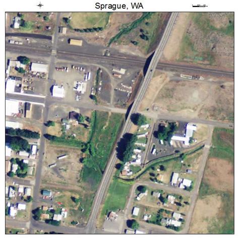 Aerial Photography Map of Sprague, WA Washington