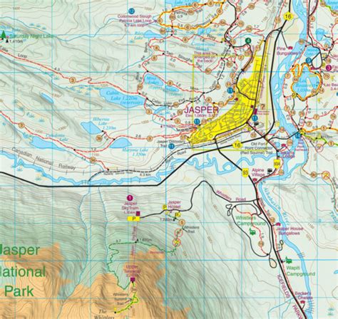 Best of Jasper Map | Jasper National Park