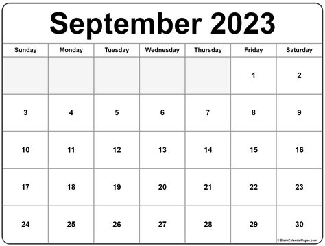 September 2023 calendar | free printable calendars