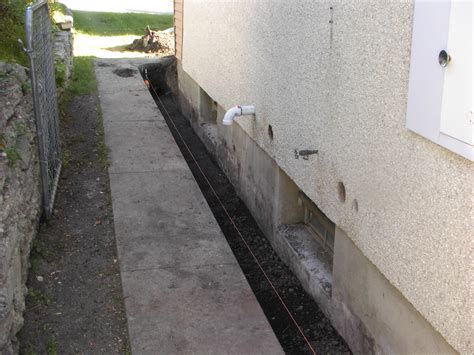 Weeping Tile Installation In Calgary & Area — Bobcat & Excavation, Foundation repairs ...