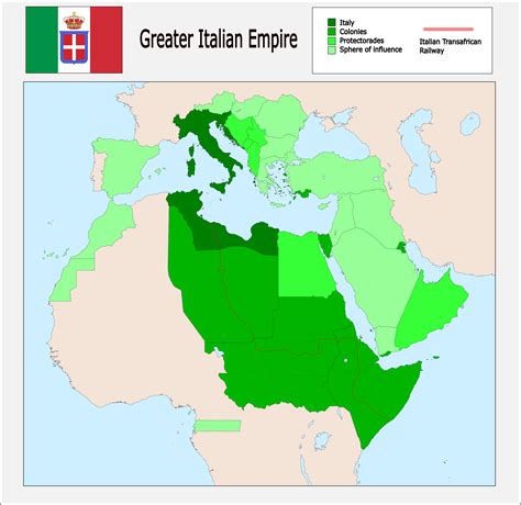 Italian Empire Map