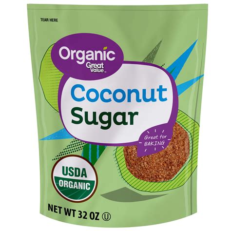 Great Value Organic Coconut Sugar, 32 oz - Walmart.com