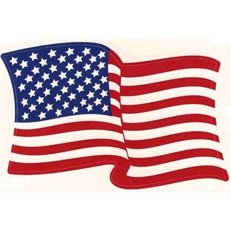 Sticker Wavy American Flag - Kidstop toys and books