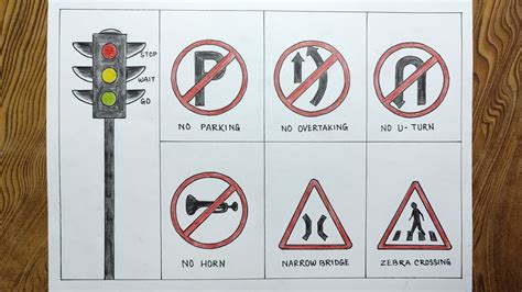 Details more than 70 traffic rules sketch - in.eteachers