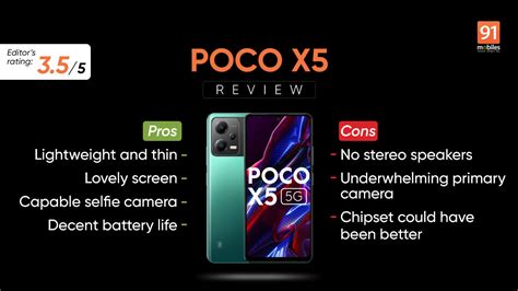 POCO X5 Review - Pros and cons, Verdict | 91Mobiles