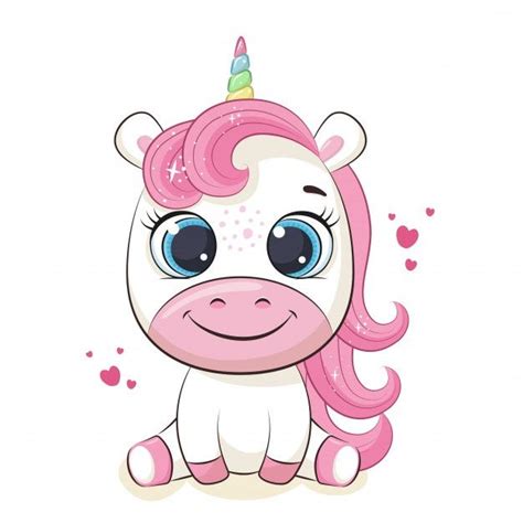 Premium Vector | Cute baby unicorn illustration. | Imagenes de unicornios tiernos, Ilustración ...