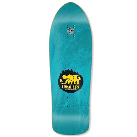 Black Label 100% Biodegradable Riky Barnes Aqua 10.0 Skateboard Deck