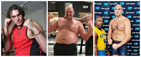 Tyson Fury's body transformation took him on journey from a young stud ...