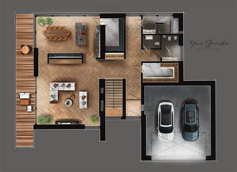 Sketch plan & Interior design sketch project on Behance