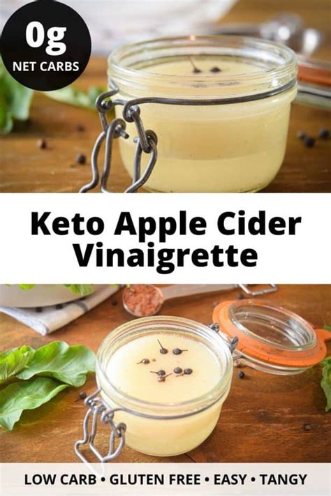 Keto Apple Cider Vinaigrette | Better Than Bread Keto