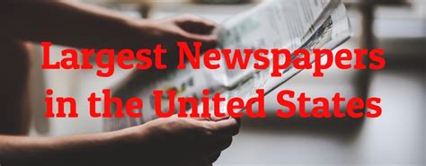 10 Largest Newspapers in the United States - Largest.org