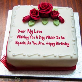 Romantic Birthday Cake for Lover: Express Your Love