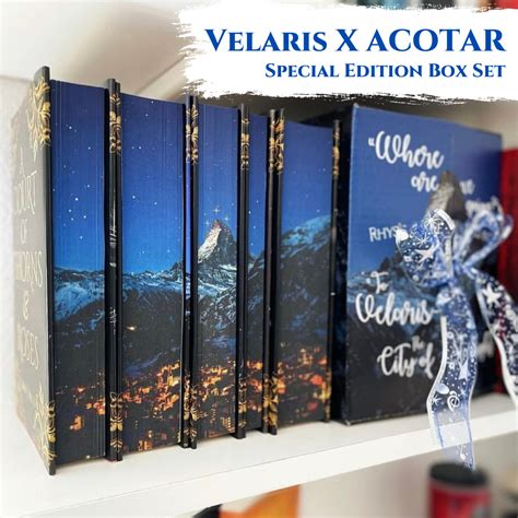 Velaris X ACOTAR Special Edition Book Box Set with Velaris Printed Pag ...