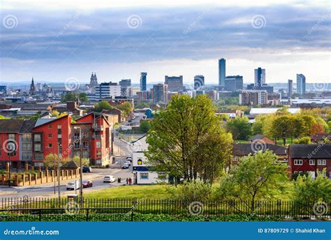 Liverpool Skyline UK stock image. Image of view, hill - 87809729