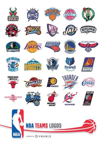 NBA Teams Logos - Vector Download