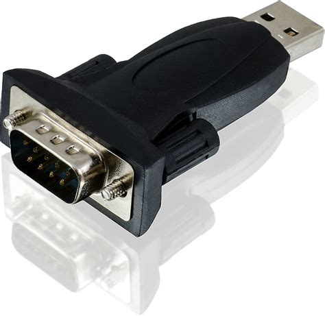 CSL – USB 2.0 on serial RS232 adapter Com Port Black – BigaMart