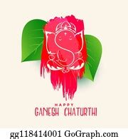 260 Creative Happy Ganesha Chaturthi Background Clip Art | Royalty Free - GoGraph