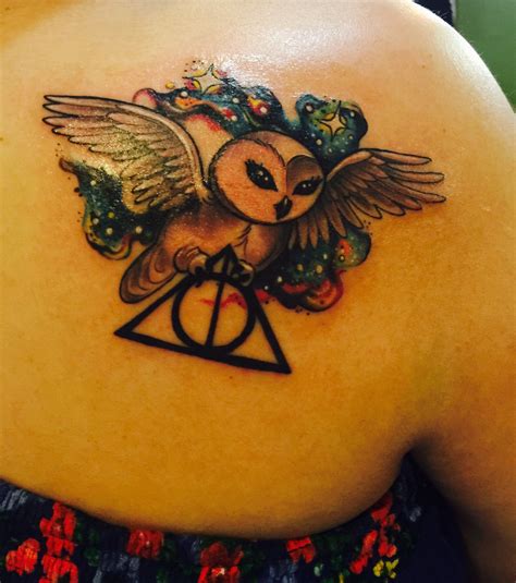 Harry Potter inspired tattoo by Speakeasy custom tattoos! #harrypotter ...