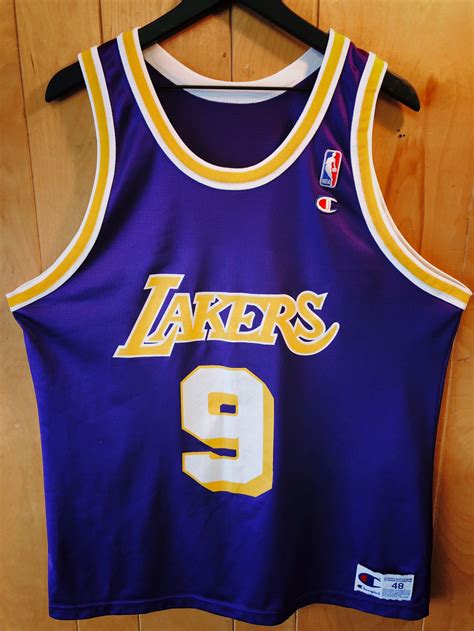 Los Angeles Lakers - Nick Van Exel - Champion Jersey - Mens Size XL (fits more like a Large ...