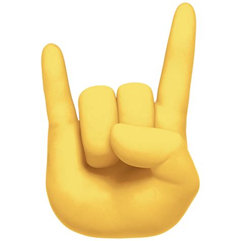 🤘 Sign of the Horns on Twitter Emoji Stickers 13.1