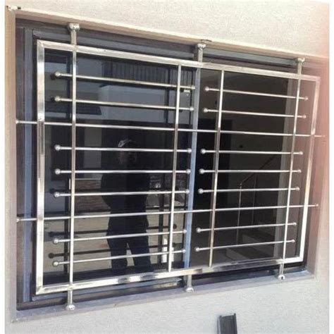 Stainless Steel Window Grill at Rs 450/square feet | SS Window Grill in ...