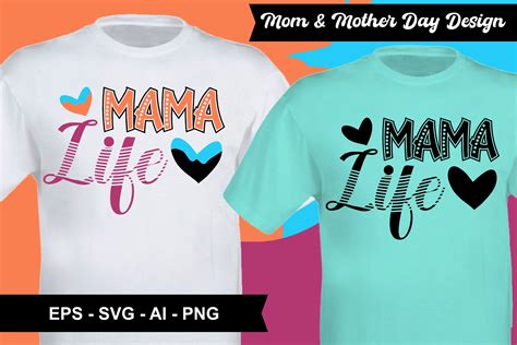 Mama Life SVG PNG EPS Graphic by WawanRidwan · Creative Fabrica