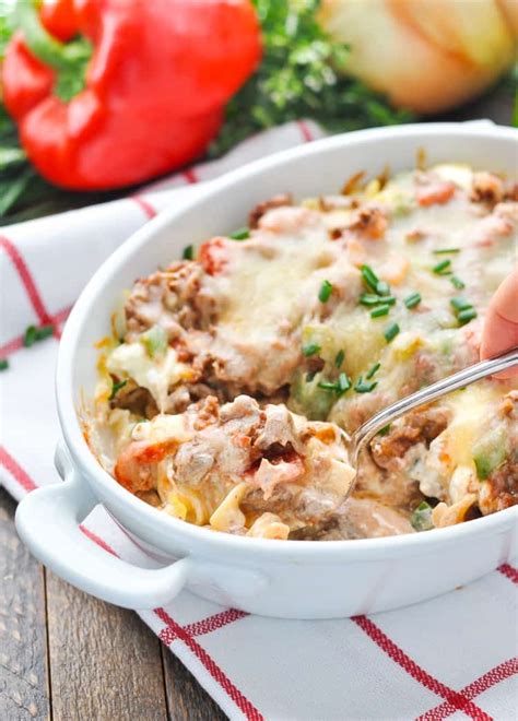 Quick and Easy Amish Hamburger Casserole - The Seasoned Mom