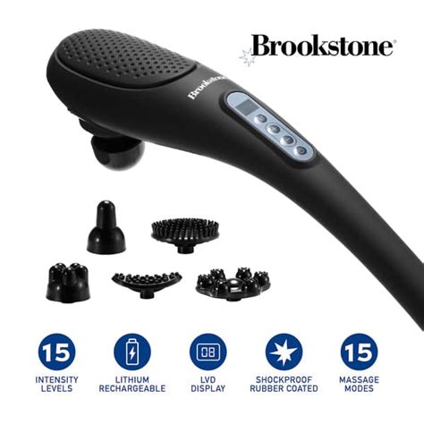 Brookstone Rechargeable Handheld Body Massager