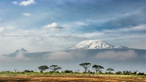 View of Kilimanjaro from Amboseli National Park, Kenya (Photo credit to ...