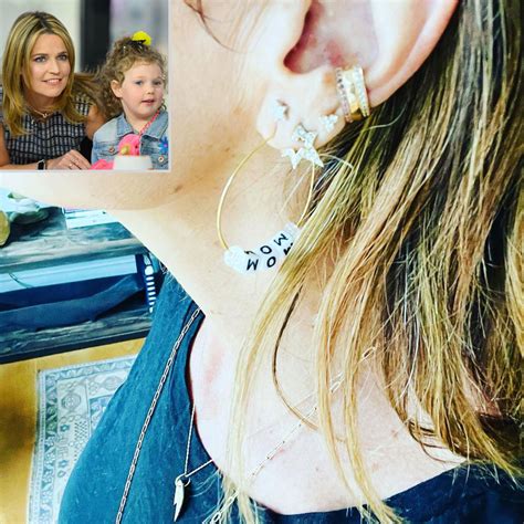 Savannah Guthrie Shows Off 'Mom' Earrings Made by Daughter Vale