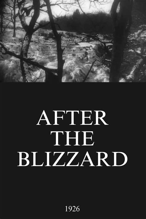 After the Blizzard (1926) - Posters — The Movie Database (TMDB)