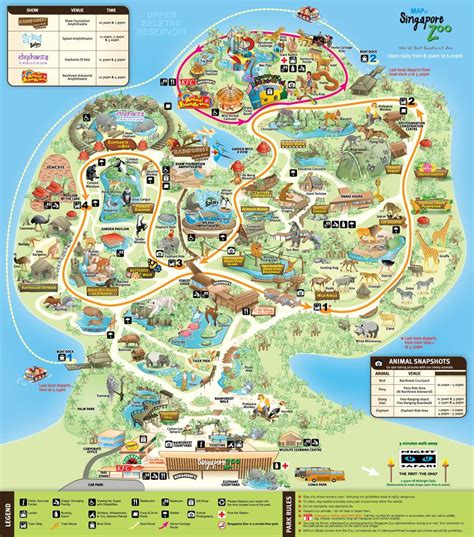 Singapore Zoo map | Singapore zoo, Zoo map, Planet zoo layout