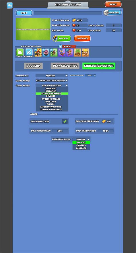 Bloons TD 6 Challenge and Map editor alternative version new features ...