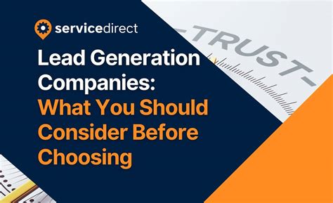 Lead Generation Companies: What You Should Consider Before Choosing