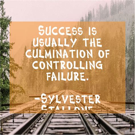 Sylvester Stallone Success is usually the culmination | Sylvester ...