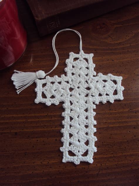 Image result for Crucifix Crochet Patterns | Crochet bookmark pattern ...