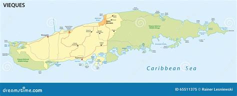 Map Of Vieques Puerto Rico - Maps For You