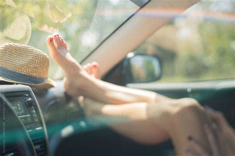 Feet on the Dashboard on a Sunny Day by Suzanne Clements | 1950s | Sexy ...