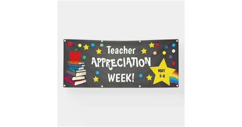 School Teacher appreciation week Banner | Zazzle