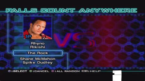 WWF Smackdown Just Bring It:Character Select Screen Roster Including ...